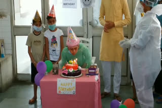 SP of malerkotla celebrated 14 year corona positive girl birthday