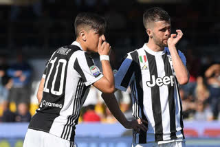 Paulo Dybala and Miralem Pjanic arrive for Juve training