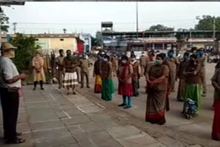 RTC buses ply in Medak district.