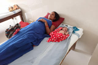 pregnant lady delivered healthy baby in covid hospital of balodabazar