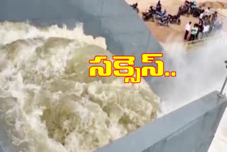 kaleshwaram is another pump house wet run success at akkaram