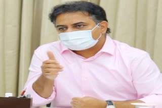 Minister KTR's outrage over the way of the Center in shramik rails