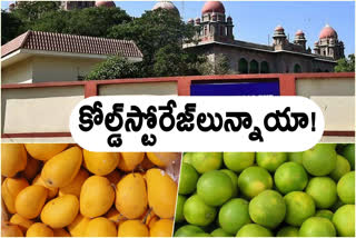 The High Court questioned the telangana government about the transport of fruits