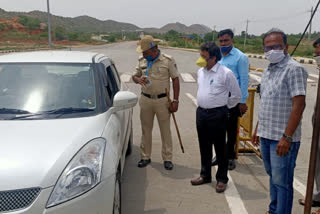 Bengaluru Rural DC  visited the check posts