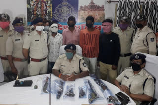 Kotwali police arrested 6-member gang planning robbery