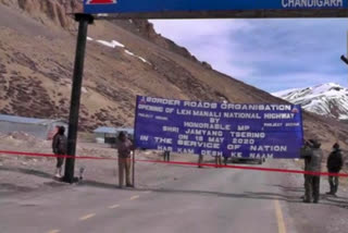 Ladakh news  Border Roads Organisation news  Ladakh Jamyang Tsering  Leh-Manali reopened  ലേ-മനാലി ദേശീയപാത  ലേ-മനാലി ദേശീയപാത വീണ്ടും തുറന്നു  മഞ്ഞുവീഴ്ച  ബോർഡർ റോഡ്‌സ് ഓർഗനൈസേഷൻ