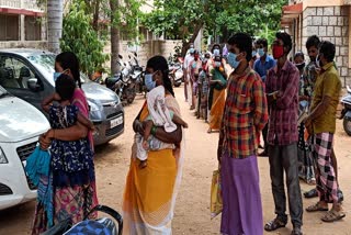 DC examined a swab test to those who arrived from Chennai