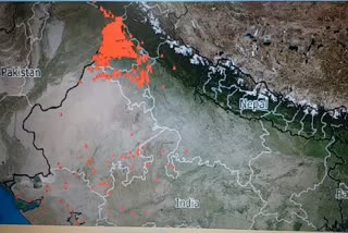 nasa release pics of stubble burning in haryana and punjab