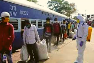 Shramik trains  Indian Railways  migrant workers  Piyush Goyal  ശ്രമിക് ട്രെയിൻ  പിയുഷ് ഗോയൽ  ഇന്ത്യൻ റെയിൽവെ  കുടിയേറ്റ തൊഴിലാളികൾ