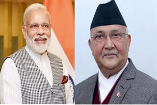 Indian Prime Minister Narendra Modi and Nepal PM KP Sharma Oli (file photo)