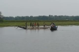 Fishermen illegal fishing at morigaon