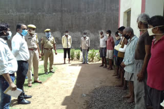 Inspection of Banswara district jail, बांसवाड़ा जिला कारागृह का निरीक्षण