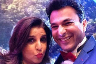 Vikas khanna and farah khan arrange sanitary pads