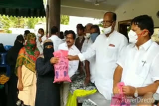 Distribution of Ramadan tofa to Muslim brothers in Miryalguda