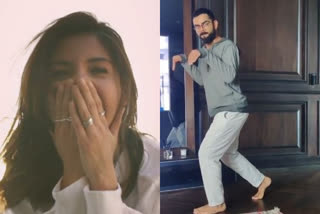 virat kohli dinosaur video, ETVbharat