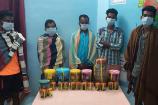 7 smugglers arrested with 14 kg opium