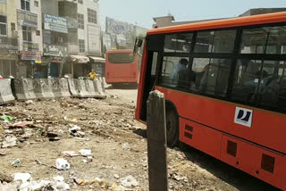 narela bus terminal is in bad condition in delhi