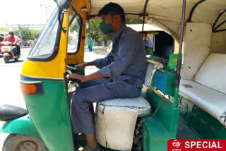 Divyang auto driver appeals to PM and CM to get driving license