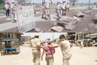 dholpur news  dholpur police  gravel mafia  gravel mafia in custody  Illegal gravel transport