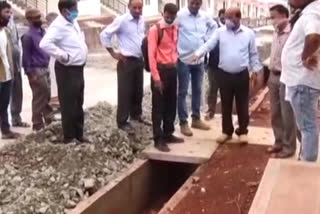 JDS delegation visits   construction site of the shelter