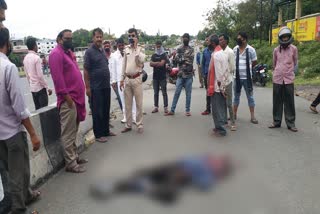 A young man died in road accident in dhanbad