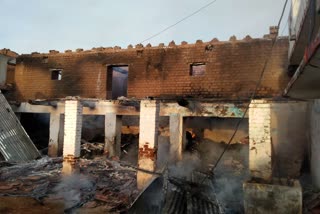 Two houses burnt