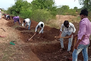 agriculture construction work in Lingadalli village