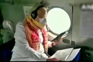 PM Narendra Modi conducts aerial survey of West Bengal