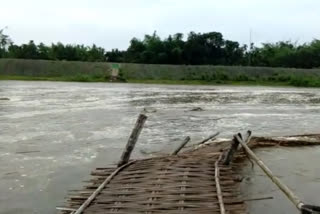 Flood in Lakhimpur amid corona
