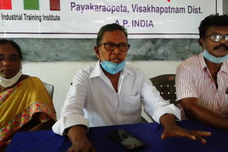 Head of State of Dalit Rights speaking at the meeting