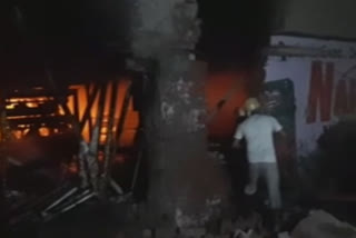 fire broke out in a knitting factory near Verka Bypass in Amritsar