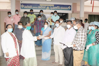 covid negative patients dscharge from tirupati ruya hospital