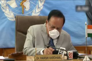 Health Minister Dr Harsh Vardhan