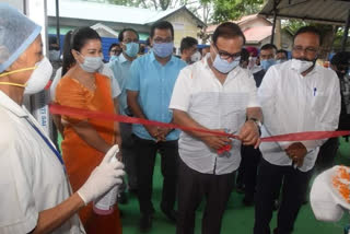 Himanta Bishwa Sharma inagurated Covid-19 Hospital at Nagaon