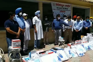 Medical equipment donated to Civil Hospital in Mandi Gobindgarh