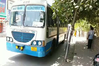 Haryana Roadways bus service started in Rewari