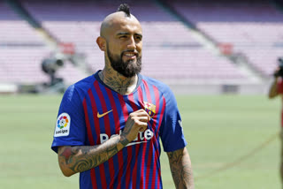 Barcelona midfielder Arturo Vidal