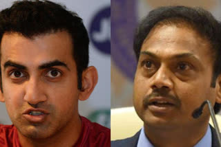 Gautam Gambhir, MSK Prasad engage in a heated exchange over Ambati Rayudu's exclusion from 2019 World Cup squad