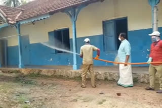 tvm  school  school cleaning  smv school  പരീക്ഷ കേന്ദ്രങ്ങൾ  തിരുവനന്തപുരം