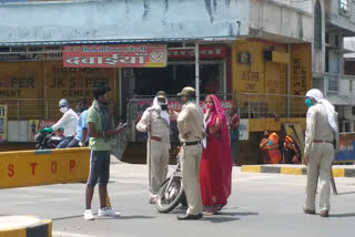 indore Police tightened the screws on curfew passers