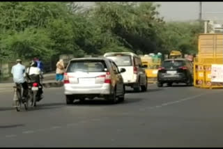 Normal movement begins at Ghaziabad border due to lockdown