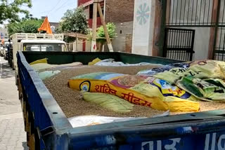 MLA bhundar donate wheat in takhat sri damdama sahib