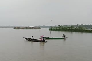 People afraid due to Beki river at Jonia