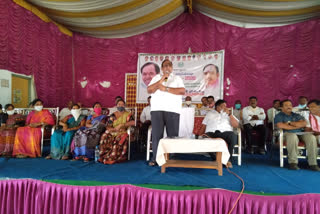 MLA Sathish Kumar Participated In Crop Change Seminar In husnabad