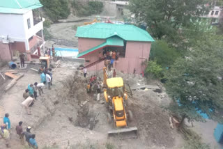 construction site in Sadhupul