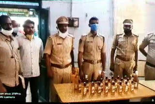 police raids on  local liquor, illicit liquor  at kadapa district