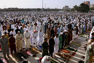Eid prayers in Karachi