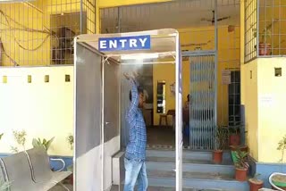 Sanitizer Tunnel at Urla Police Station