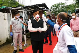 CM Sarbananda Sonowal observed Sivsagar quarantine centre