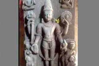 Ancient Idol of Lord Vishnu found in UP's Kaushambhi district